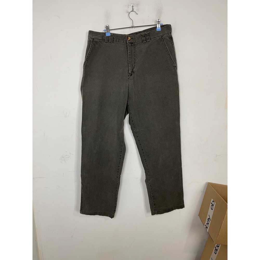 The Territory Ahead Mens 36 Gray Textured Pants Straight Leg Cotton Portugal